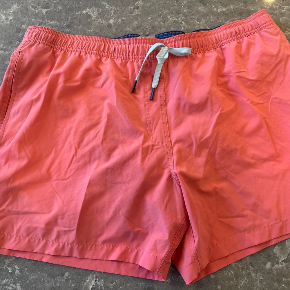 Southern Tide Coral Swim Trunks